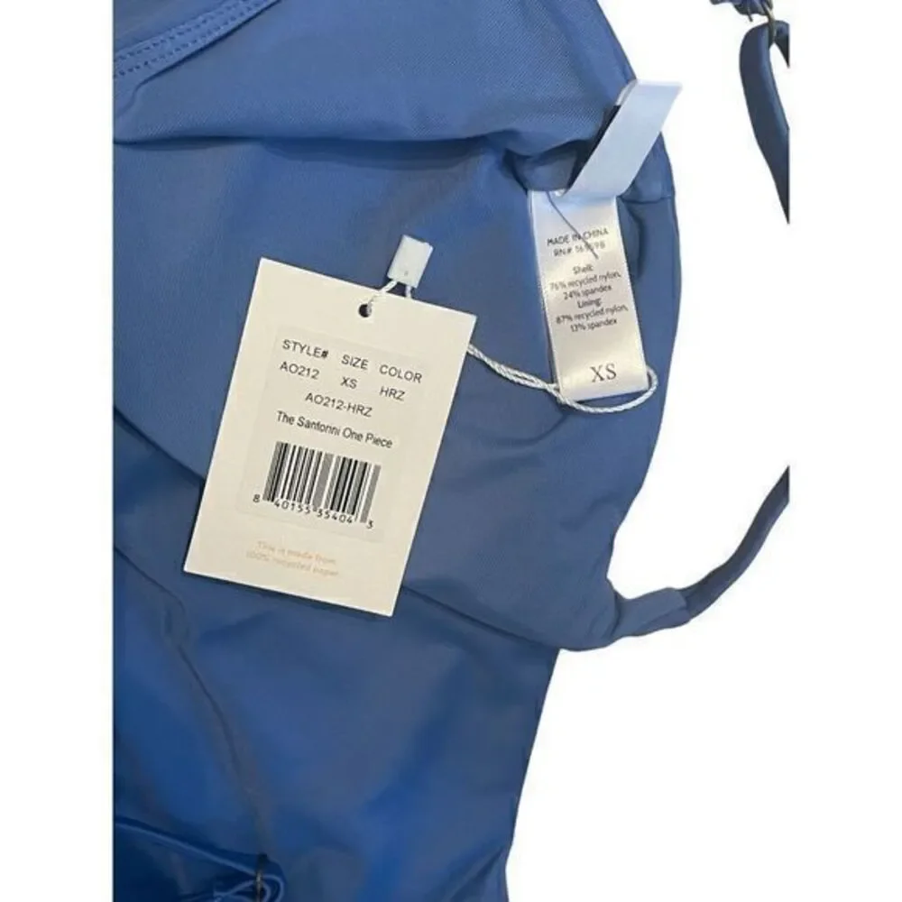 Andie‎ Swimwear The Santorini One Piece Size Extra Small Horizon Blue